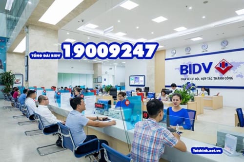 Tổng đài BIDV số mấy? Hotline chăm sóc khách hàng BIDV 19009247 (24/7)
